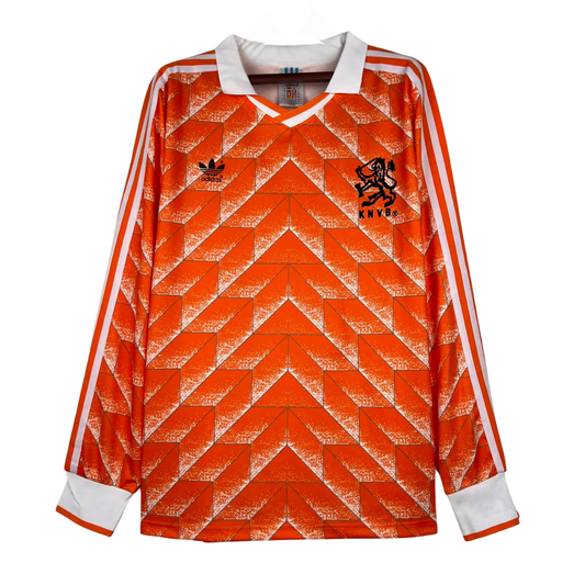 Retro Netherlands Home Shirt 1988 - Long Sleeve – FullKit