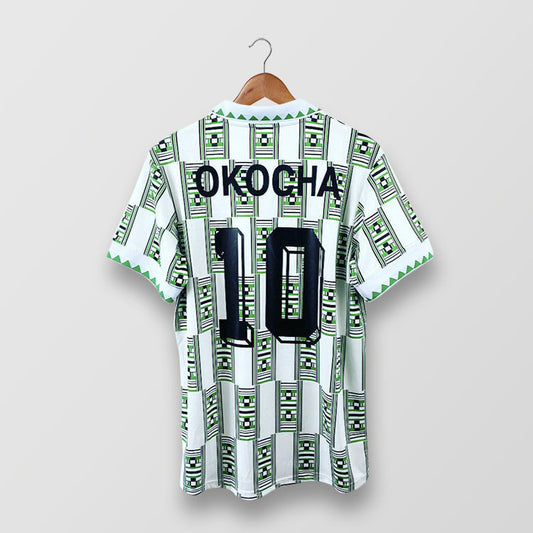 Retro Nigeria Away Shirt 1994 - Okocha 10 – FullKit