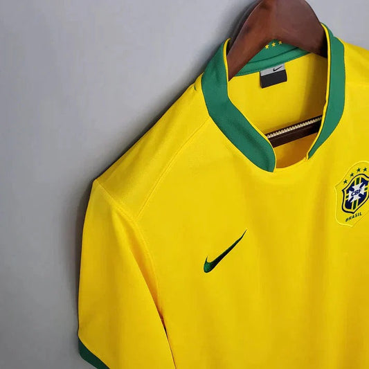 Retro Brazil Home Shirt 2006 – FullKit image 2