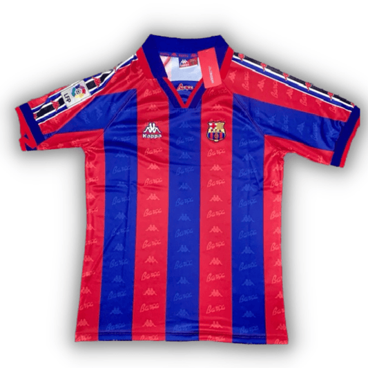 Retro Barcelona Home Shirt 96/97 - FullKit