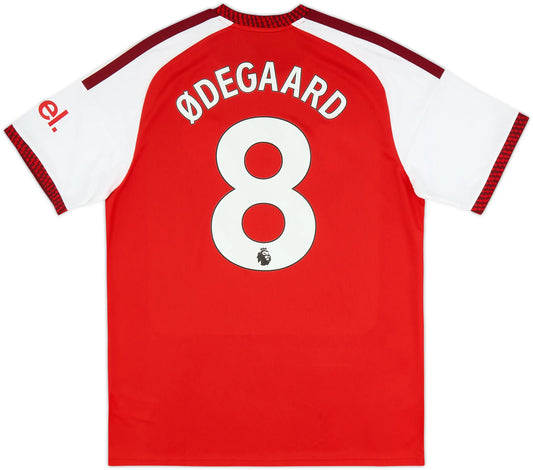 Arsenal Home Shirt 26/27 - Ødegaard 8 – back with name and number | FullKit