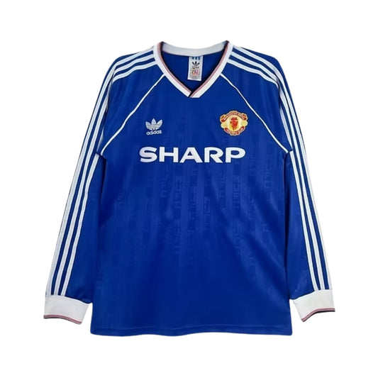 Manchester United Third Shirt 89/90 - Long Sleeve - FullKit