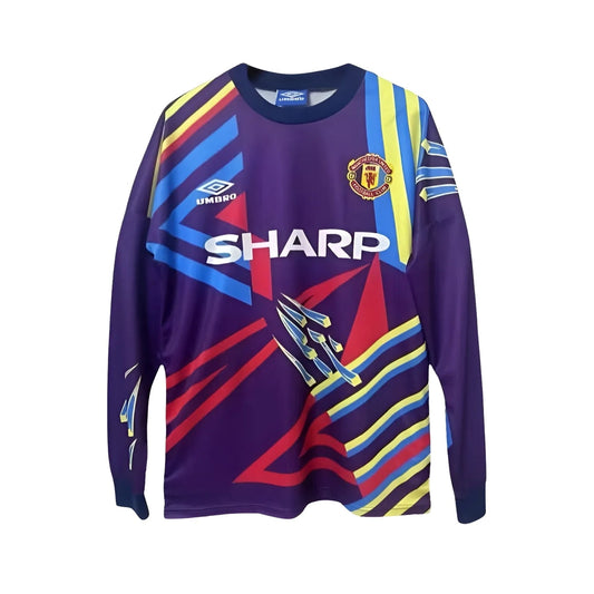 Retro Manchester United Gardiens But Shirt 92/93 - Long Sleeve - FullKit