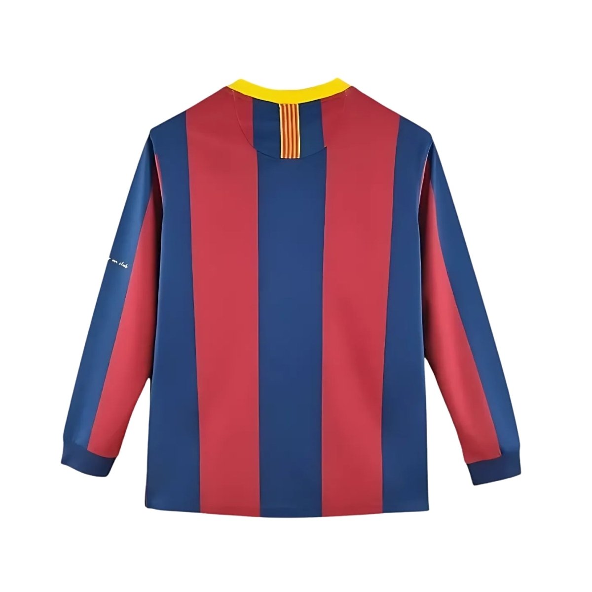 Retro Barcelona Home Shirt 10/11 - Long Sleeve - FullKit image 3