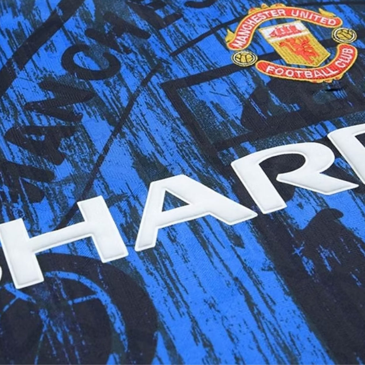 Retro Manchester United Away Shirt 92/93 - Long Sleeve - FullKit image 3