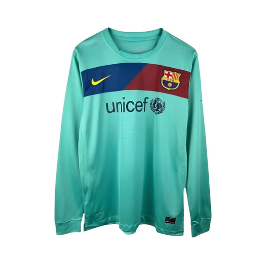 Retro Barcelona Away Shirt 10/11 - Long Sleeve - FullKit