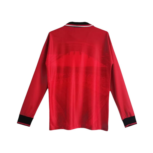 Retro Manchester United Home Shirt 94/95 - Long Sleeve - FullKit image 2