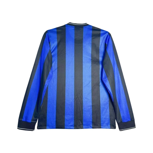 Retro Inter Milan Home Shirt 09/10 - Champions League, Long Sleeve - FullKit image 2