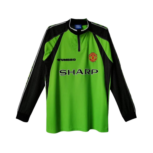 Retro Manchester United Goalkeeper Shirt 98/99 - Long Sleeve - FullKit