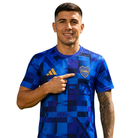 Boca Juniors Pre Match Shirt 25/26 - FullKit image 2