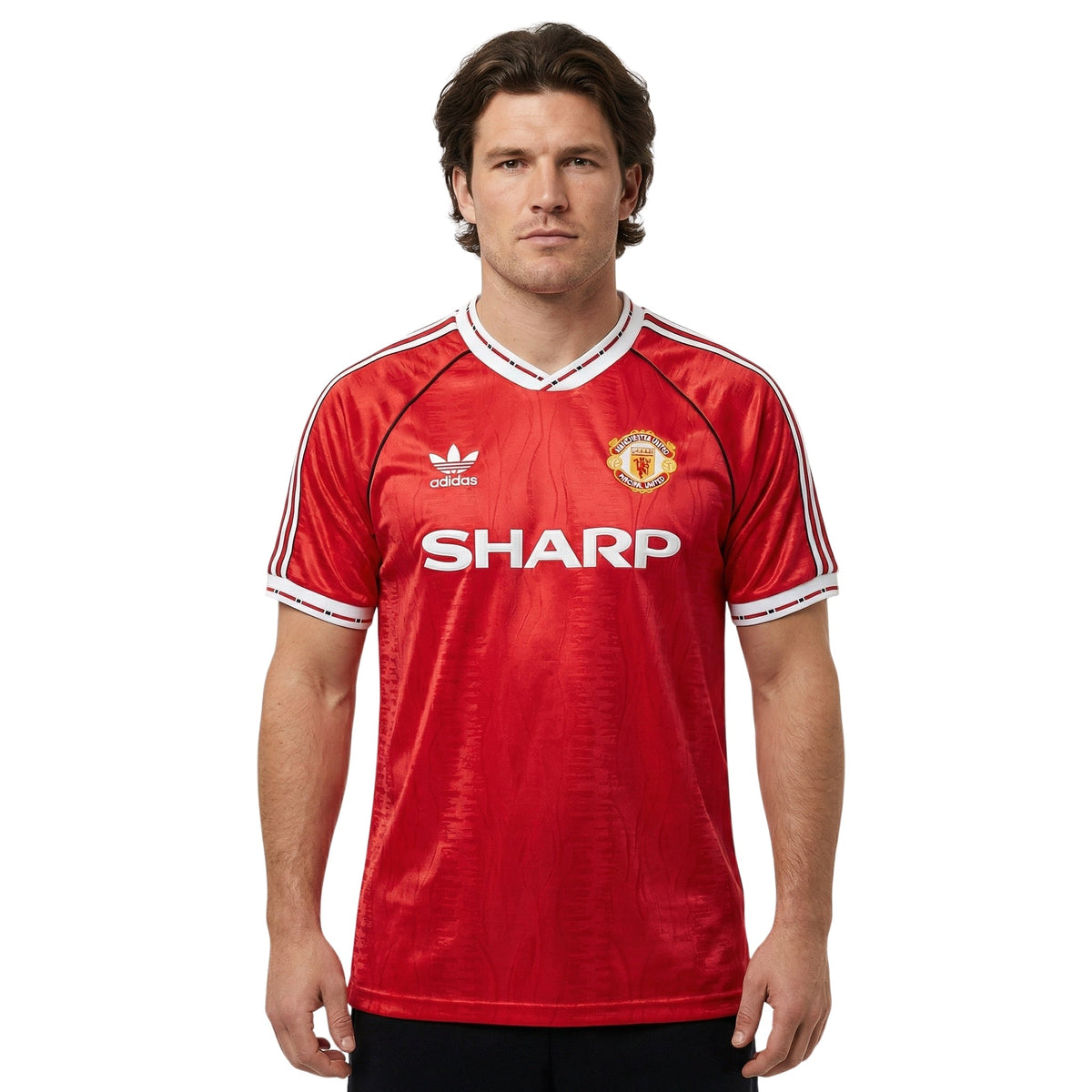 Retro Manchester United Home Shirt 91/92 - FullKit image 4
