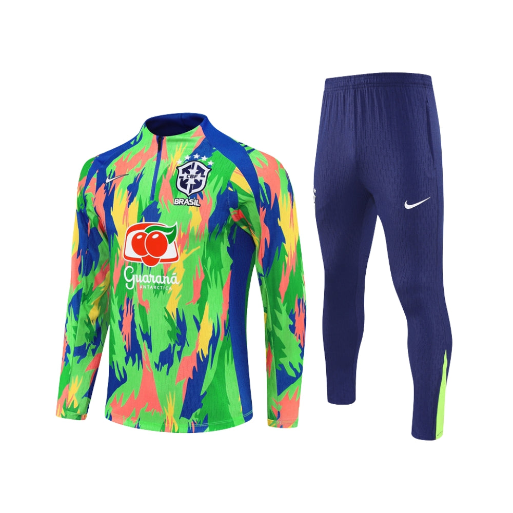 Brazil 1/2 Zip Tracksuit 25/26 - FullKit