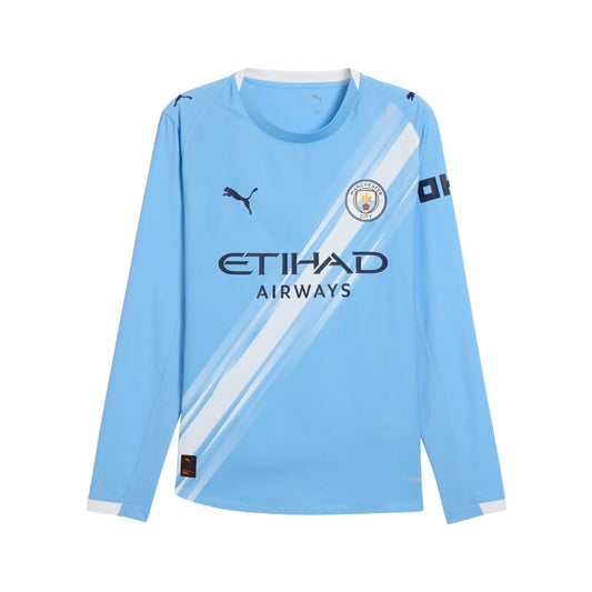 Manchester City Home Shirt 25/26 - Long Sleeve - FullKit