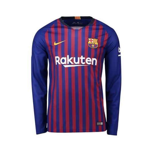 Barcelona Home Shirt 17/18 - Long Sleeve - FullKit
