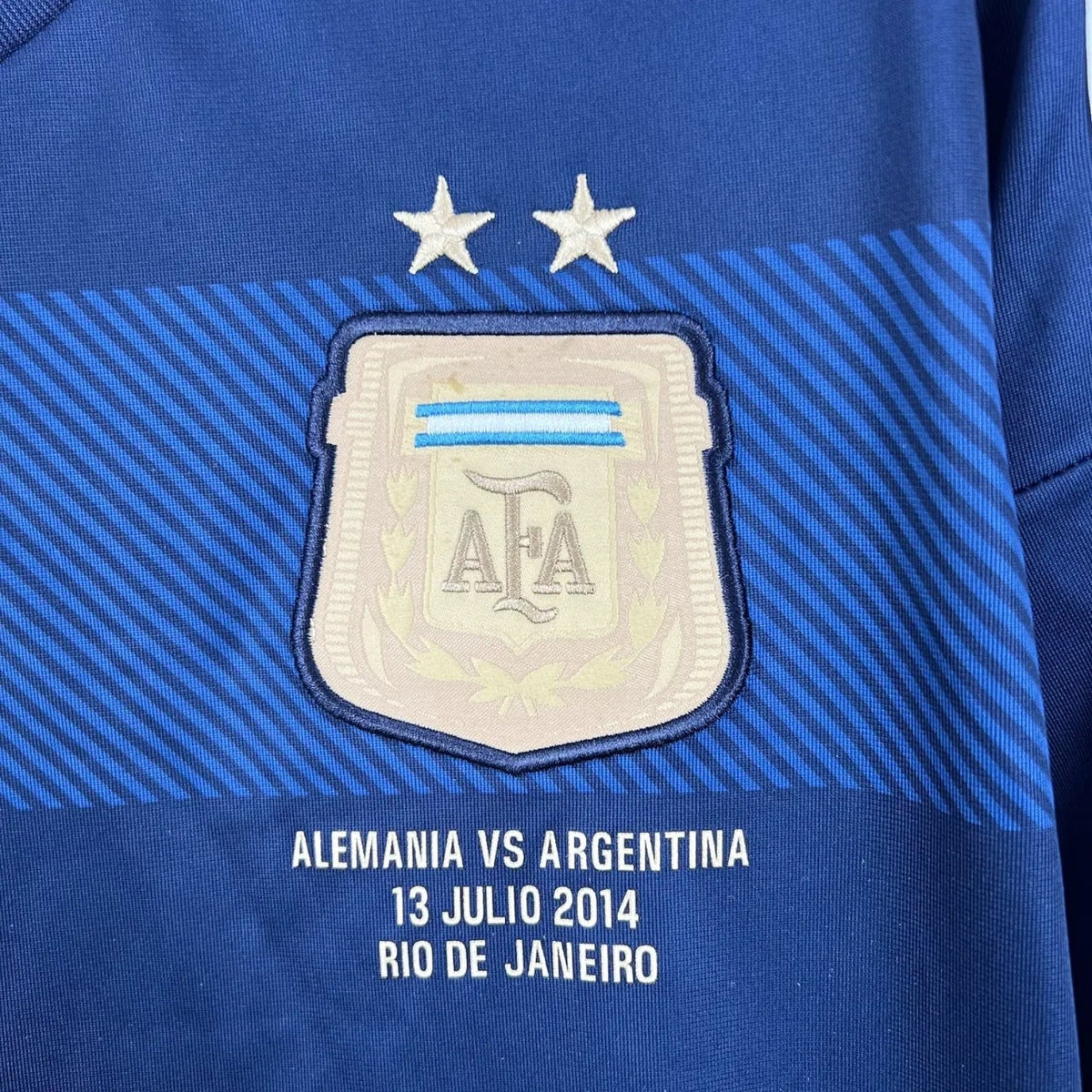 Argentina Away Shirt 14/15 - World Cup, Long Sleeve, Final - FullKit image 3