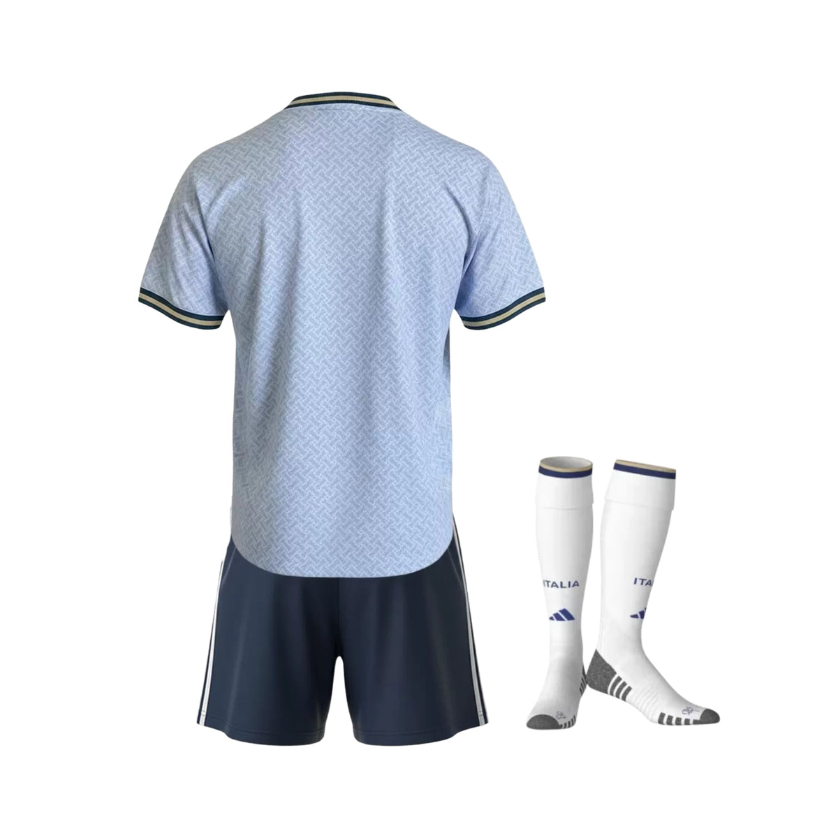 Kids Italy Away Shirt 26/27 - World Cup 2026 - FullKit image 3