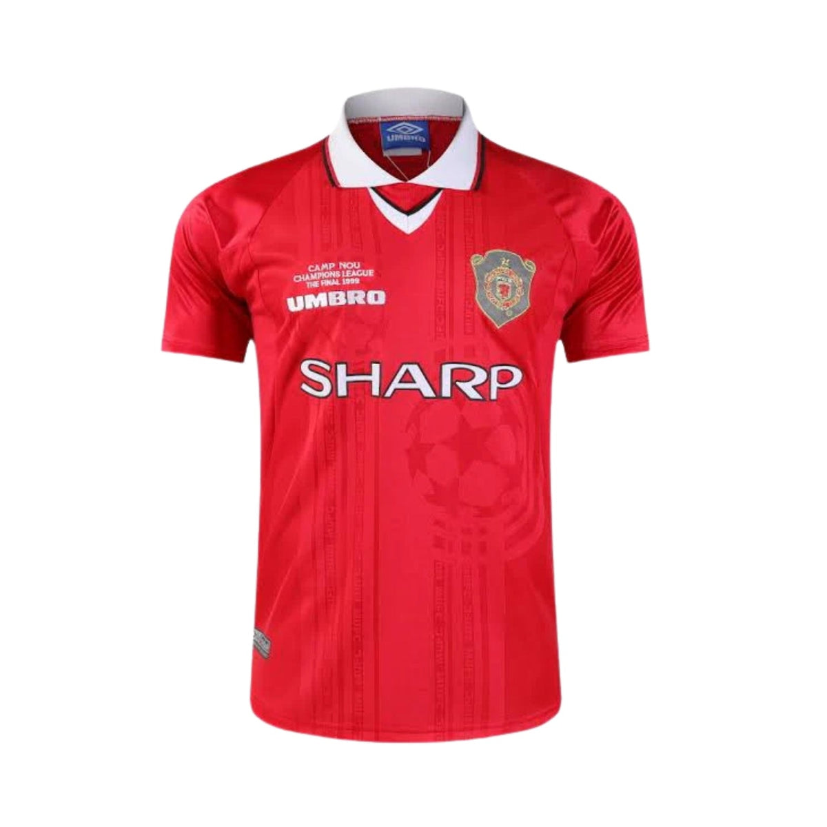 Retro Manchester United Home Shirt 99/00 - Champions League - FullKit