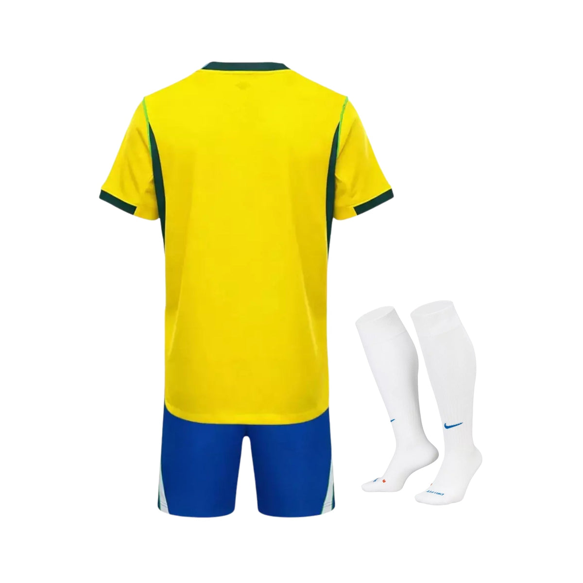 Kids Brazil Home Shirt 26/27 - World Cup 2026 - FullKit image 3