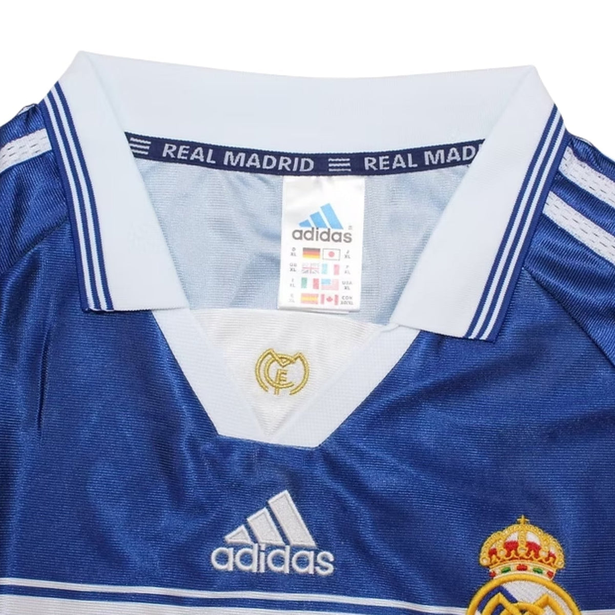 Retro Real Madrid Away Shirt 98/99 - Long Sleeve - FullKit image 3