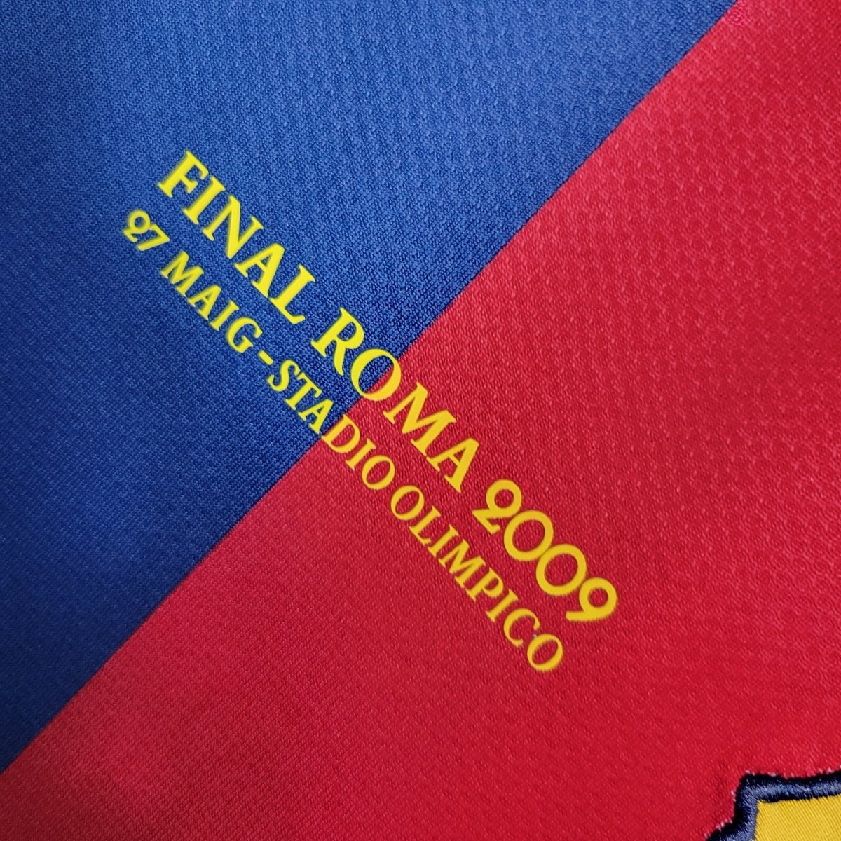 Retro Barcelona Home Shirt 08/09 - Champions League, Final - FullKit image 6