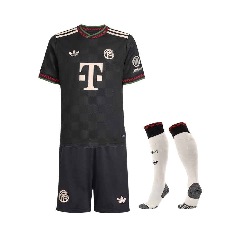 Kids Bayern Munich Third Shirt 25/26 - FullKit