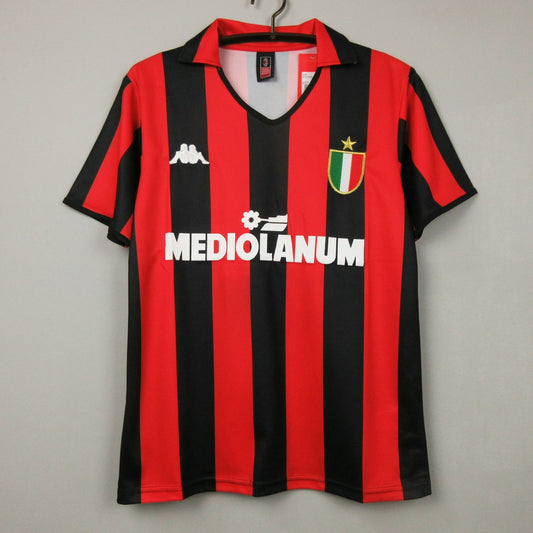Retro AC Milan Home Shirt 88/89 – FullKit