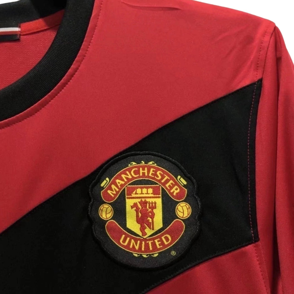 Retro Manchester United Home Shirt 09/10 - Long Sleeve - FullKit image 4