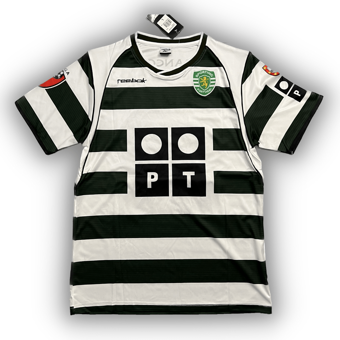 Retro Sporting CP Home Shirt 02/03 - FullKit