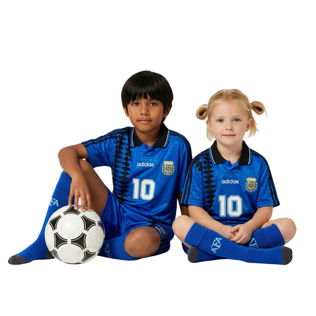 Kids Retro Argentina Away Shirt 94/95 - FullKit image 4