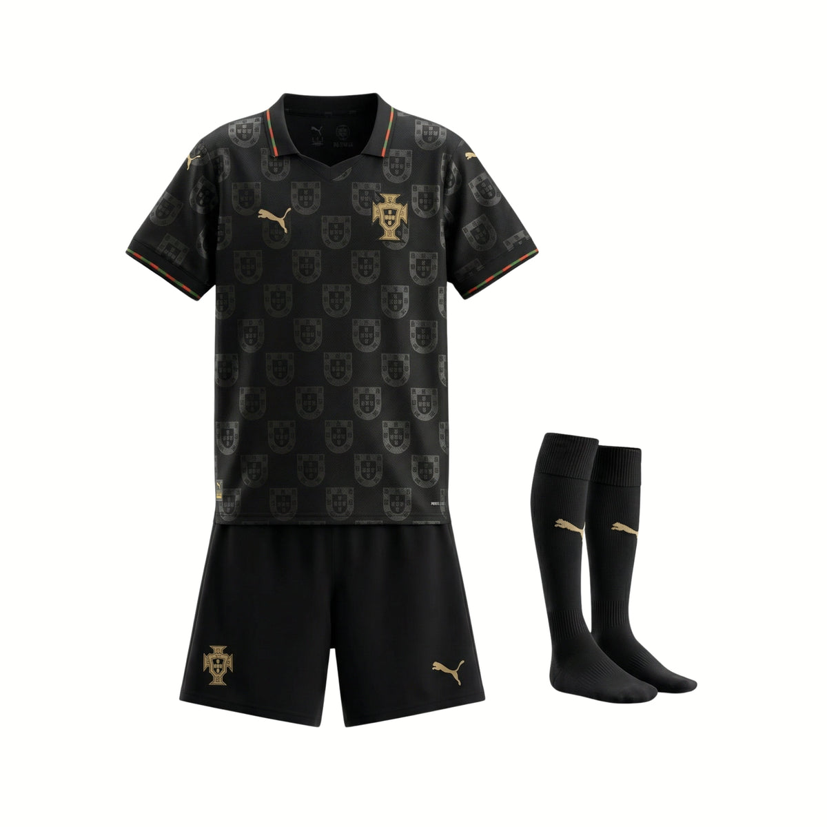 Kids Portugal Eusebio Special Edition Shirt 25/26 - World Cup 2026 - FullKit