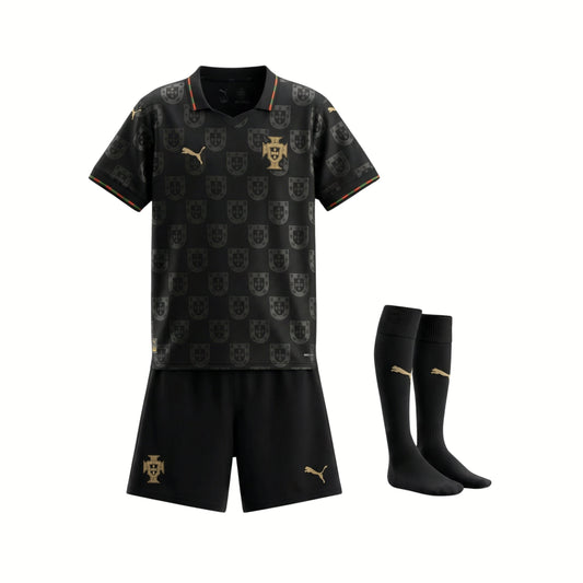 Kids Portugal Eusebio Special Edition Shirt 25/26 - World Cup 2026 - FullKit