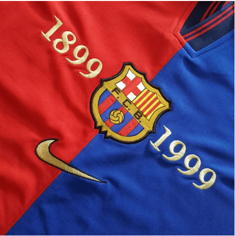 Retro Barcelona Home Shirt 99/00 – FullKit image 4