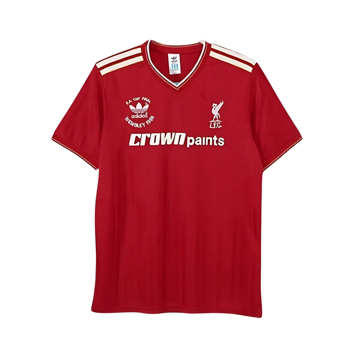 Liverpool Taca England Home Shirt 86/87 - Final - FullKit