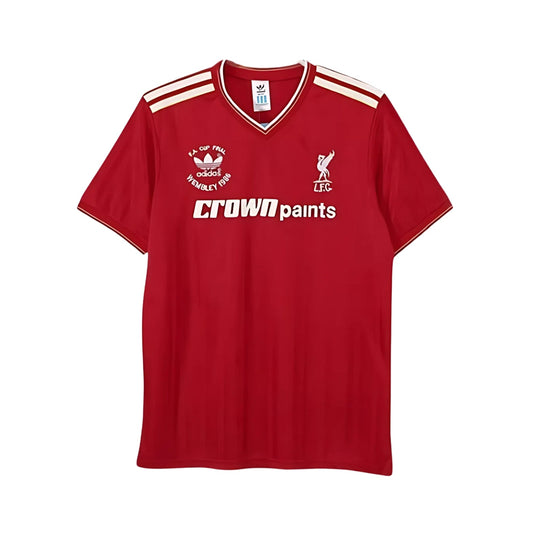 Liverpool Taca England Home Shirt 86/87 - Final - FullKit