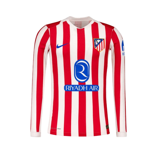 Atletico Madrid Home Shirt 25/26 - Long Sleeve - FullKit