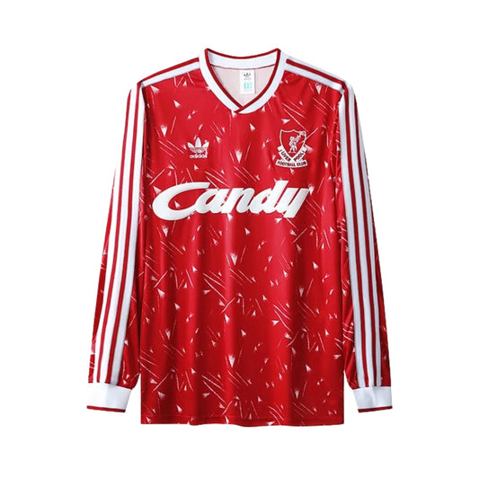 Liverpool Home Shirt 89/90 - Long Sleeve - FullKit
