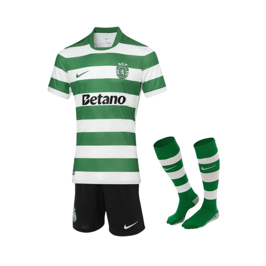 Kids Sporting Home Shirt 25/26 - FullKit