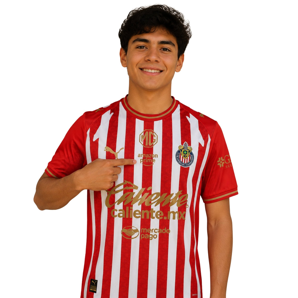 C.D. Guadalajara Chivas Home Shirt 26/27 - FullKit image 3