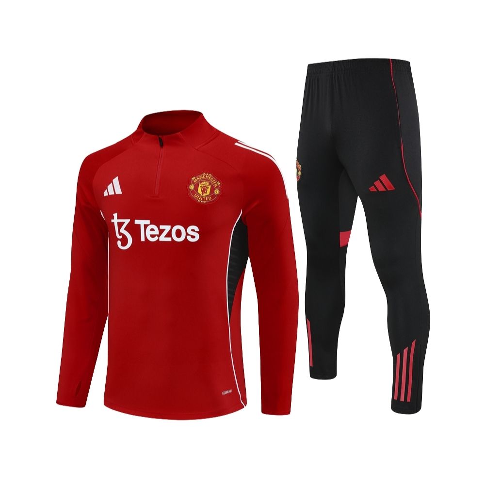 Manchester United 1/2 Zip Tracksuit 25/26 - FullKit image 3