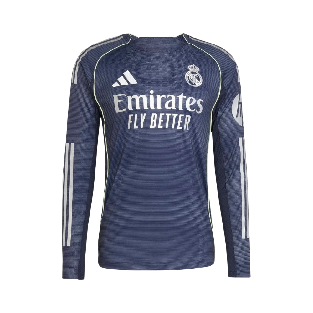 Real Madrid Away Shirt 25/26 - Long Sleeve - FullKit