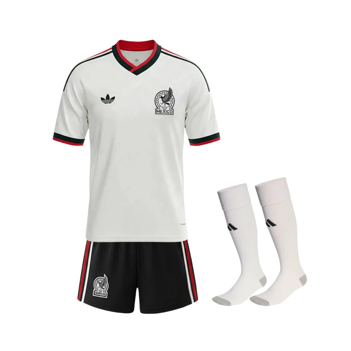 Kids Mexico Away Shirt 26/27 - World Cup 2026 - FullKit