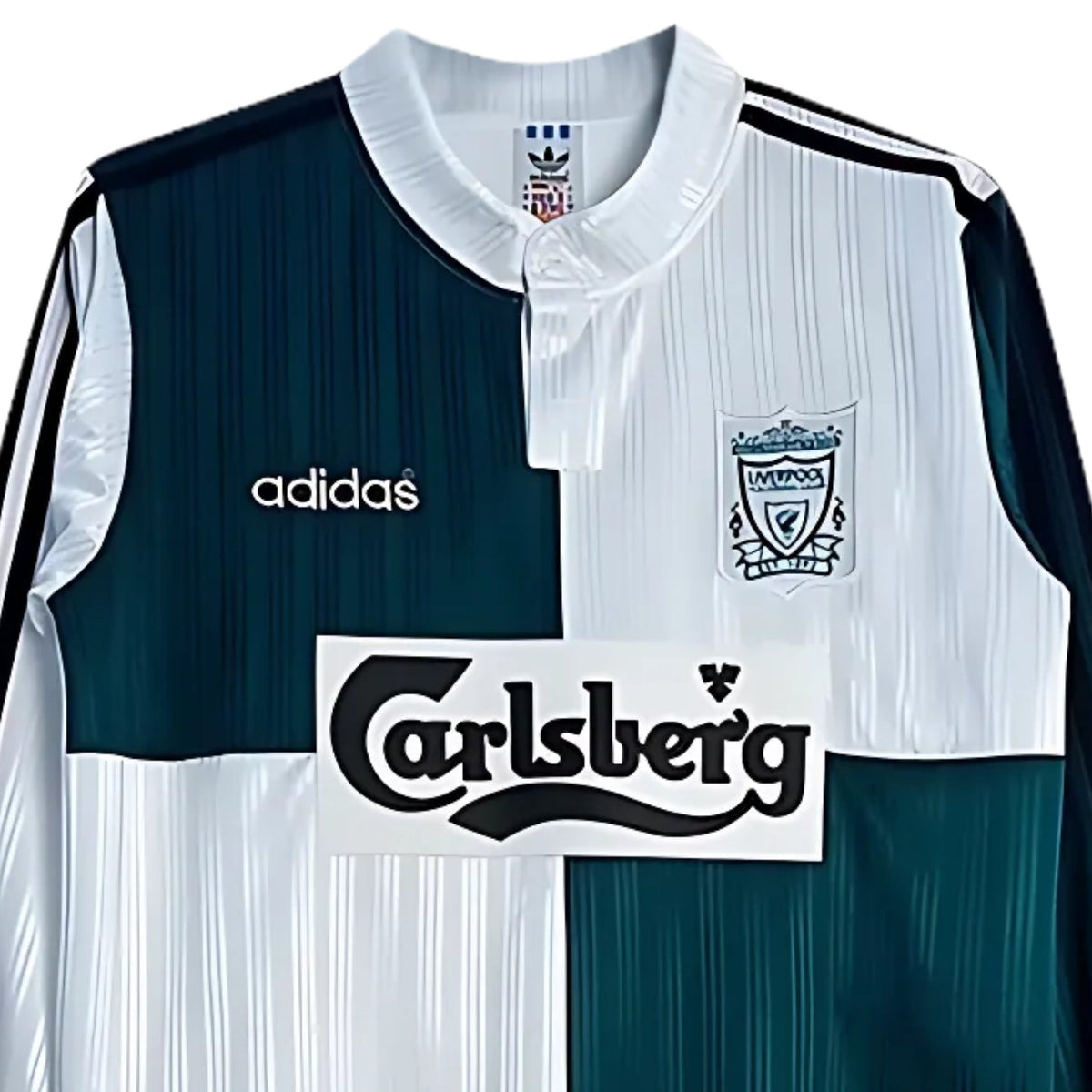 Retro Liverpool Away Shirt 95/96 - Long Sleeve - FullKit image 3