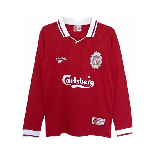 Retro Liverpool Home Shirt 96/97 - Long Sleeve - FullKit