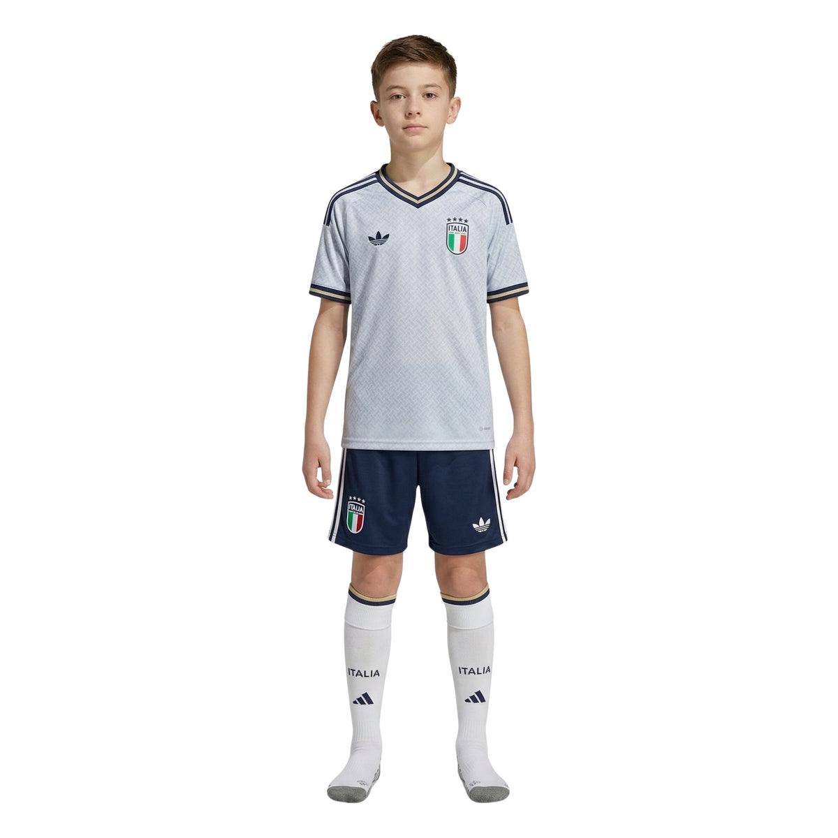 Kids Italy Away Shirt 26/27 - World Cup 2026 - FullKit image 2