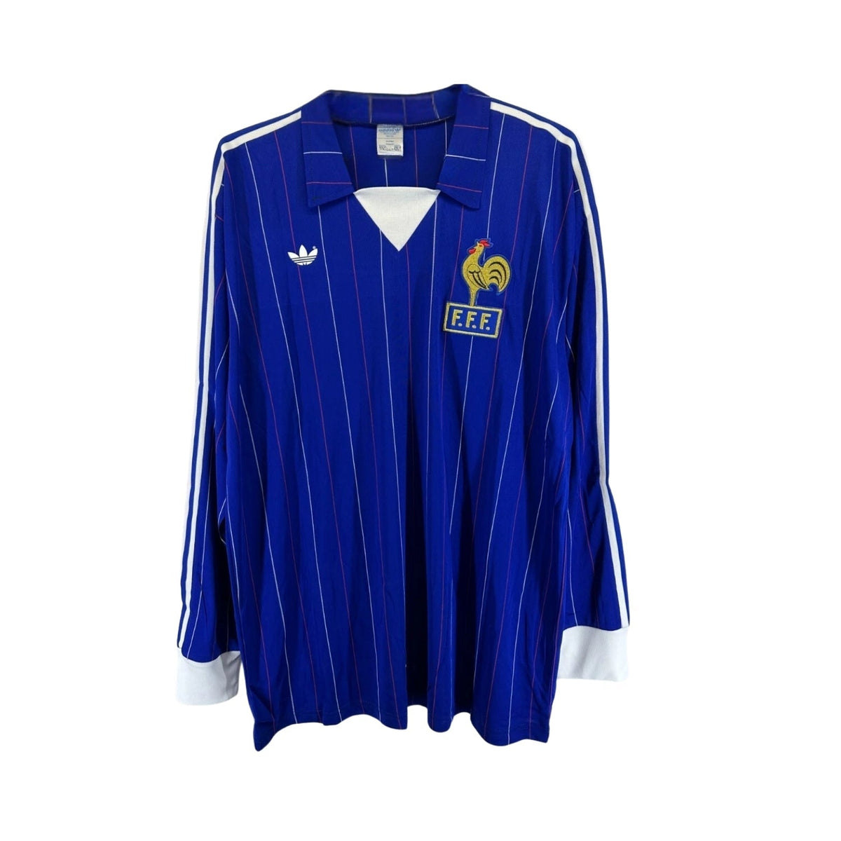 France Home Shirt 81/82 - Long Sleeve - FullKit