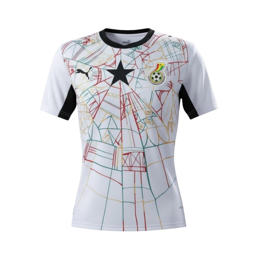 Ghana Home Shirt 26/27 - World Cup 2026, Women's - FullKit