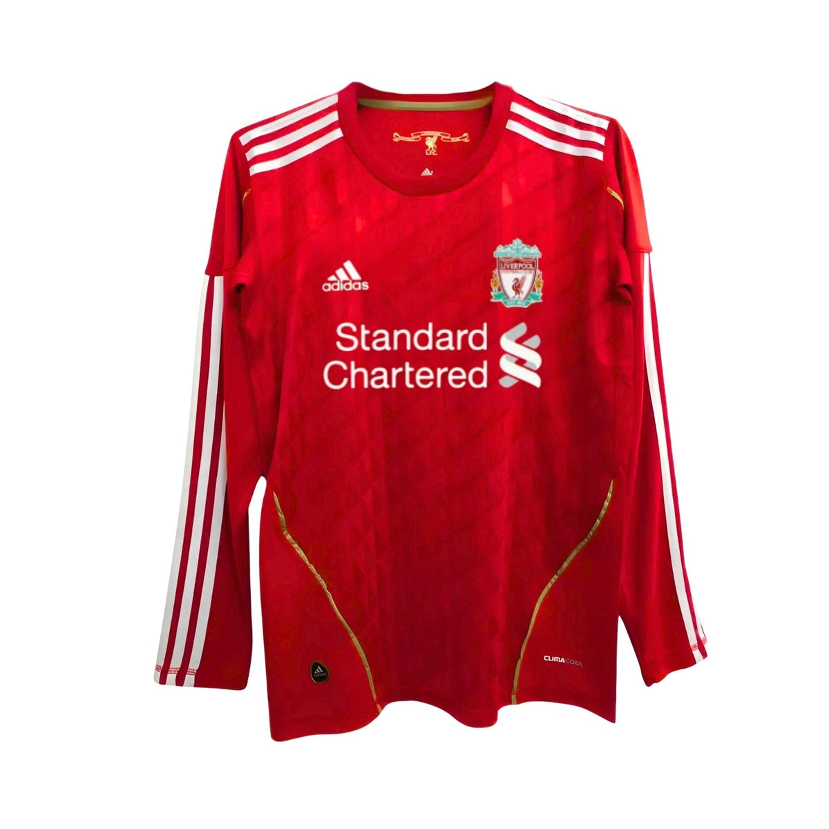 Retro Liverpool Home Shirt 10/11 - Long Sleeve - FullKit