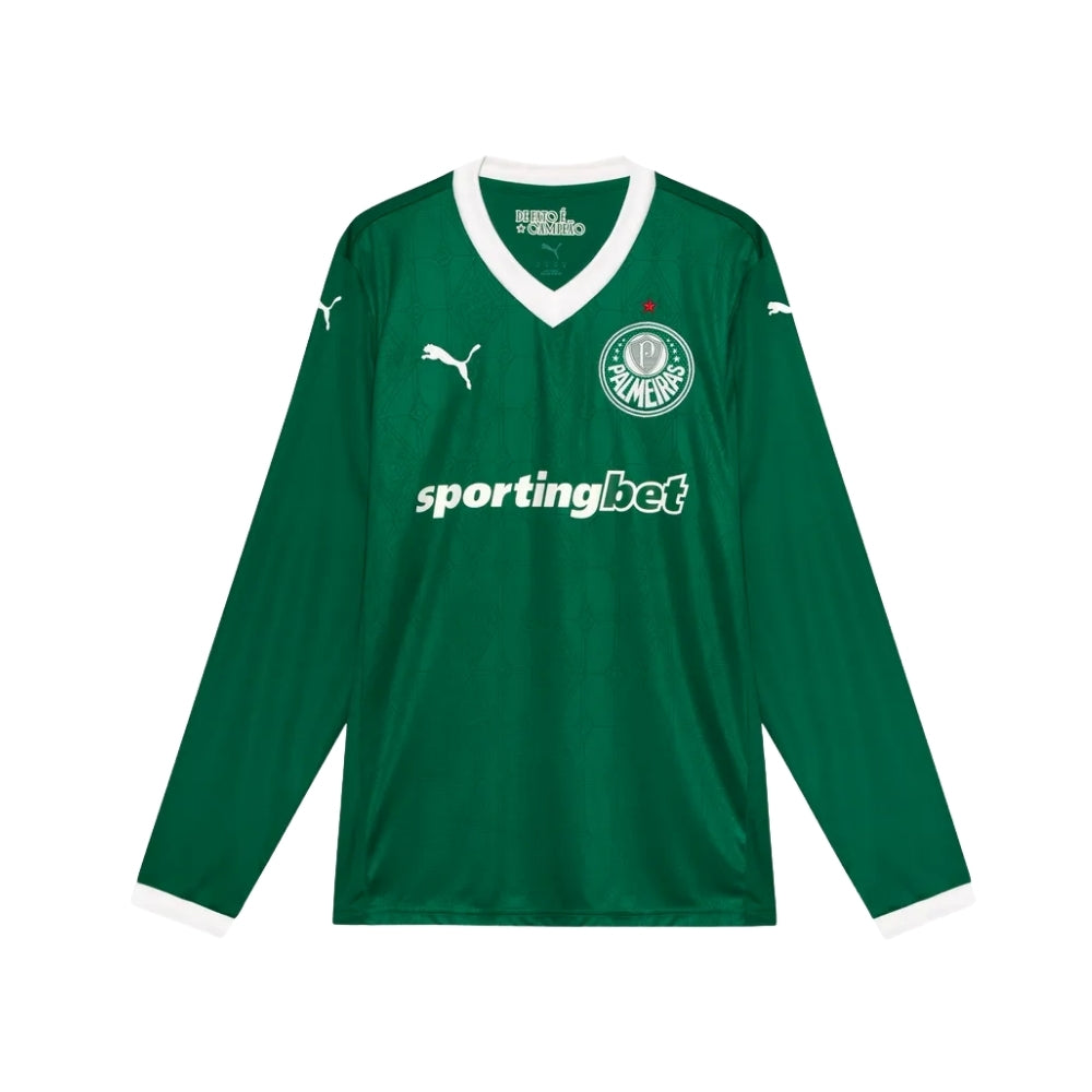 Palmeiras Home Shirt 25/26 - Long Sleeve - FullKit
