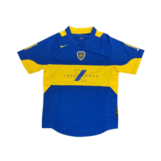 Retro Boca Juniors 100Th Anniversary Home Shirt 05/06 - FullKit