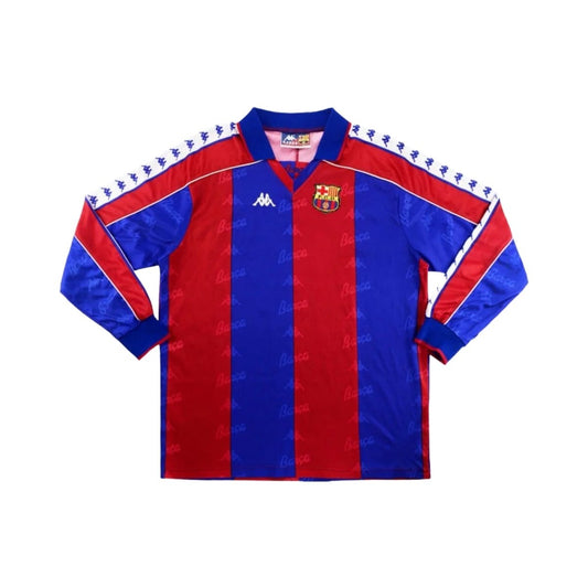 Retro Barcelona Home Shirt 93/94 - Long Sleeve - FullKit image 2